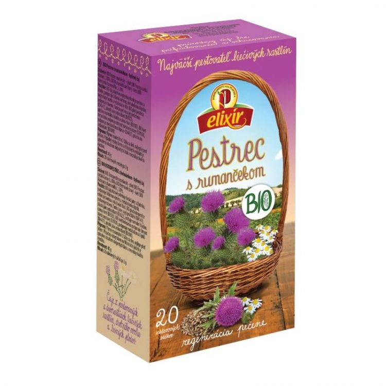 Agrokarpaty Pestrec s rumančekom - bylinný čaj BIO 40 g