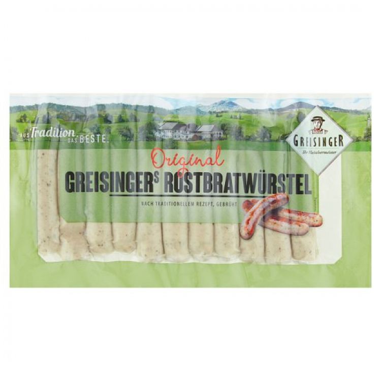 Greisinger Párky na grilovanie rostbratwurstel (12ks) 250g