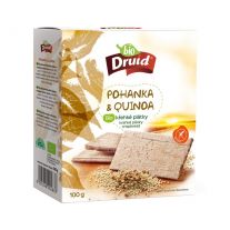 Druid Plátky krehké kukurično ryžové - pohánka a quinoa bezgluténové BIO 100 g