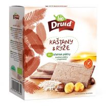 DRUID Gaštany & Ryža BIO krehké plátky bezlepkové 100 g