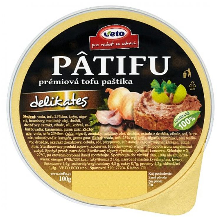 VETO ECO Paštéta tofu delikates 100 g