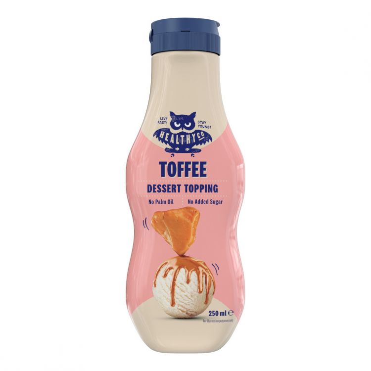 HealthyCo Dessert Topping 250 ml - toffee