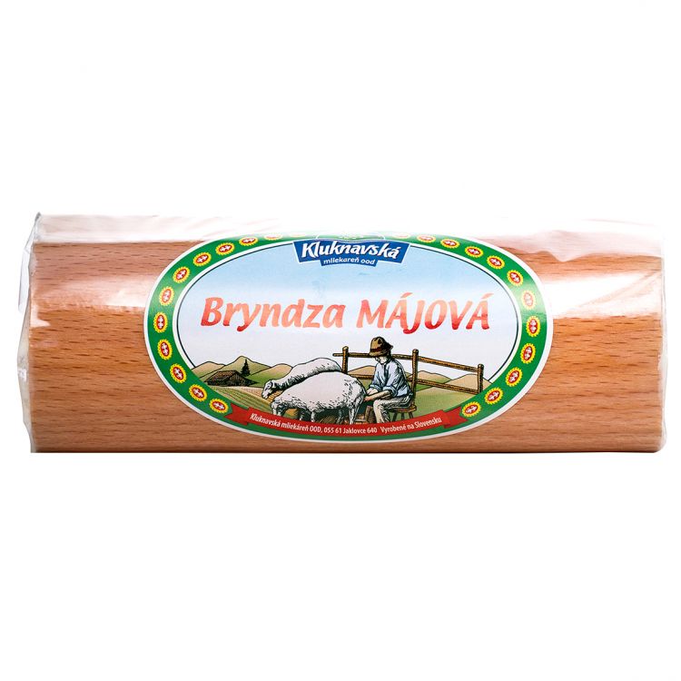Kluknavská mliekareň Bryndza májová 250 g dyha