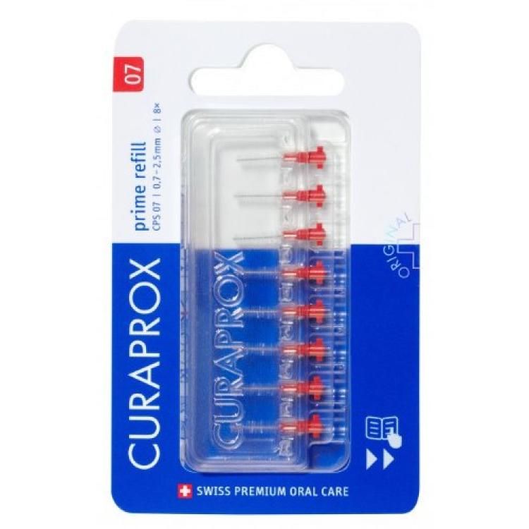 CURAPROX CPS 07 prime refill červená 8 kusov