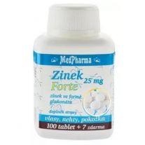 MEDPHARMA Zinok 25 mg Forte 107 tabliet