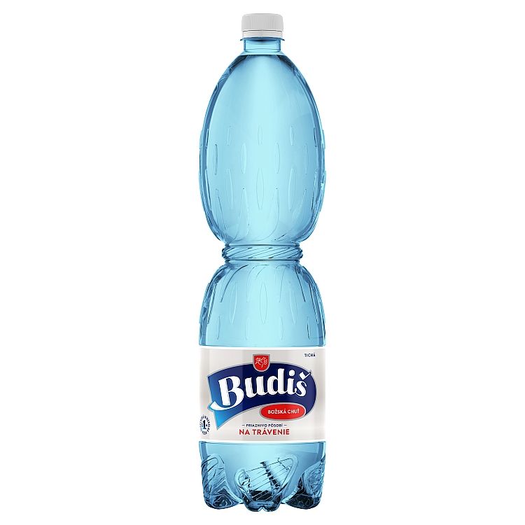 Budiš Prírodná minerálna voda tichá 1,5 l