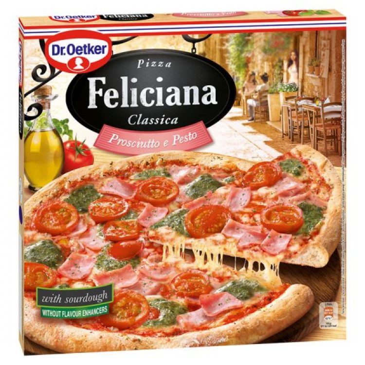 Feliciana Pizza Prosciutto a Pesto 360g