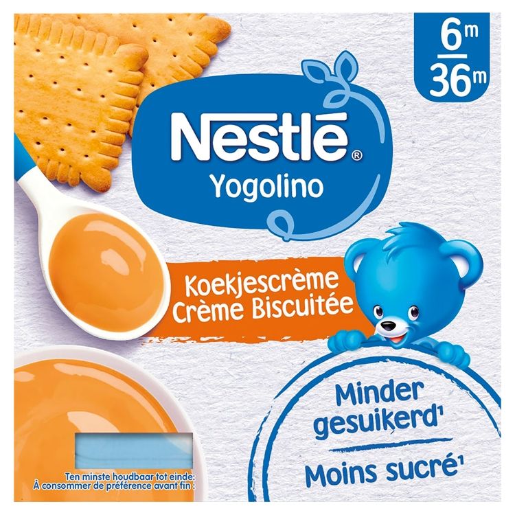 NESTLÉ YOGOLINO mliečny dezert so sušienkami 4x100 g