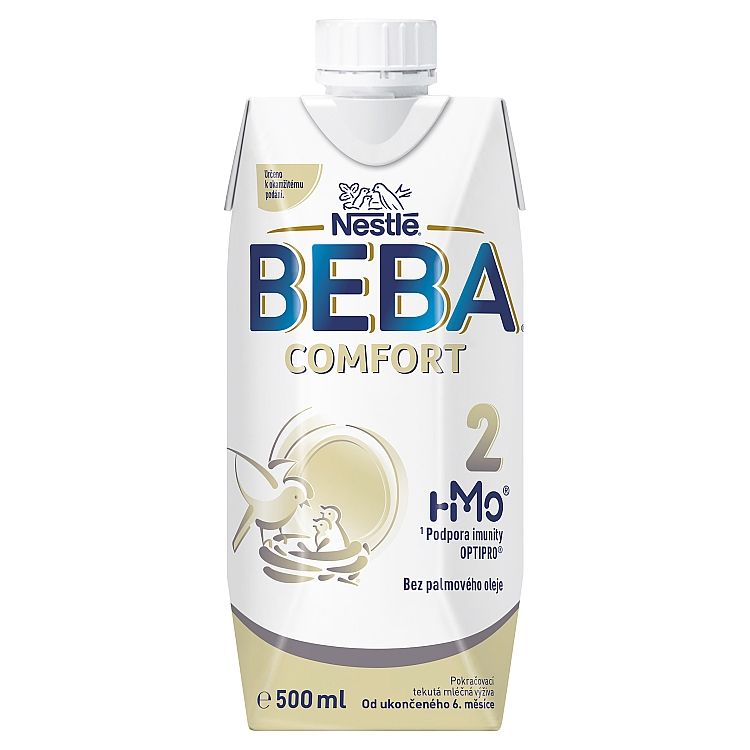BEBA COMFORT 2, 5 HMO, tekuté následné mlieko, 500 ml