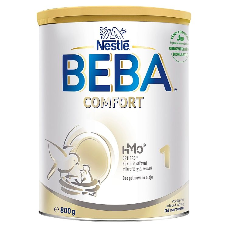 BEBA COMFORT 1, 5 HMO, počiatočné dojčenské mlieko, 800 g