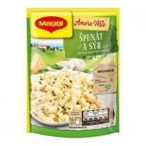 MAGGI Amore Mio Špenát a syr cestoviny s omáčkou vrecko 152 g