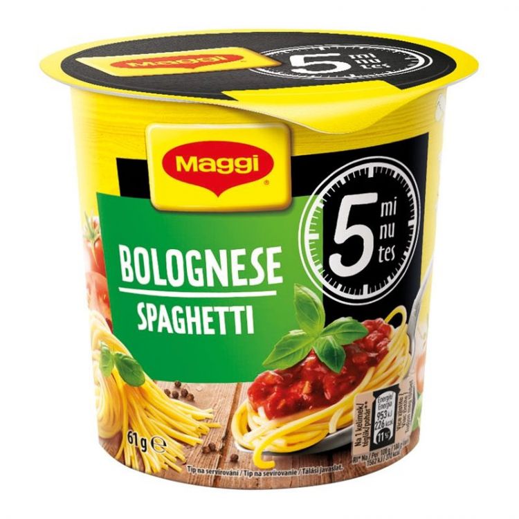 MAGGI 5 minutes Bolonské špagety téglik 61 g