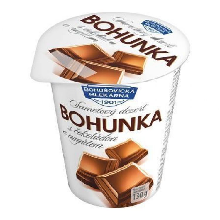 Bohušovická mliekáreň Bohunka čoko-nugát 130 g