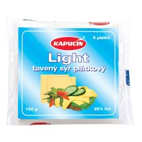Kapucín plátkový syr Light 100 g