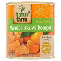 Natur Farm Mandarínkový kompót 312 g