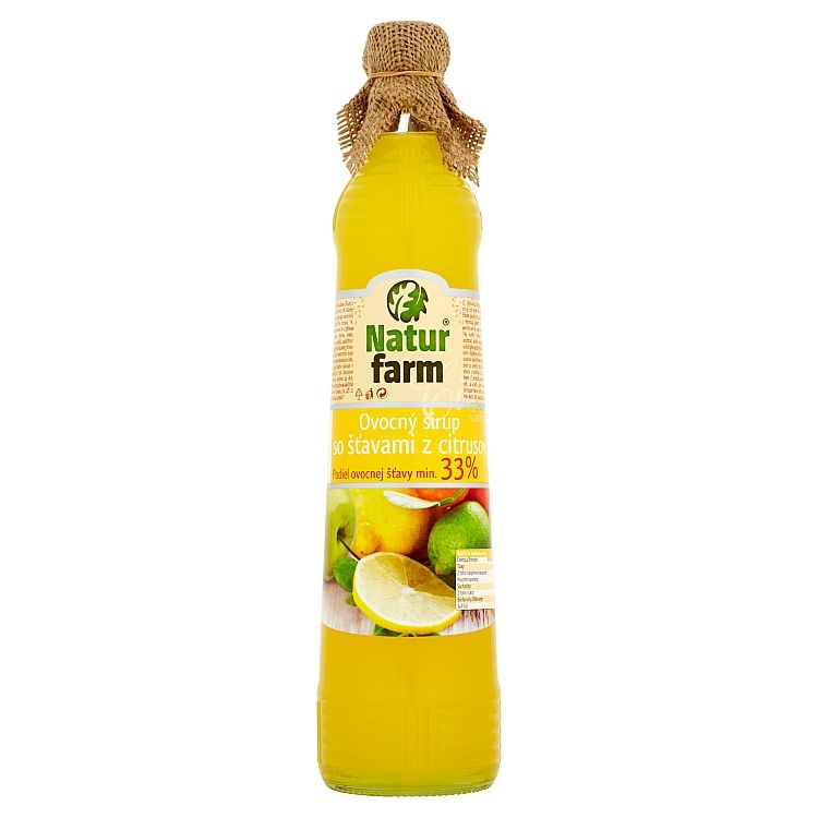 Natur Farm Ovocný sirup so šťavami z citrusov 0,7 l