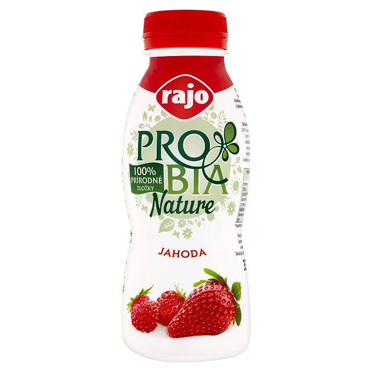 Probia Nature jahoda jogurtový nápoj 330g - eDELIA.sk