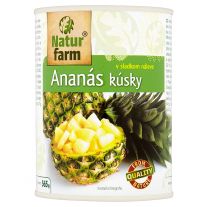 Natur Farm Ananás kúsky v sladkom náleve 565 g