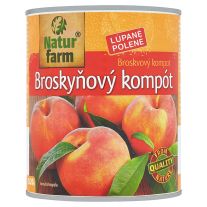 Natur Farm Broskyňový kompót 820 g