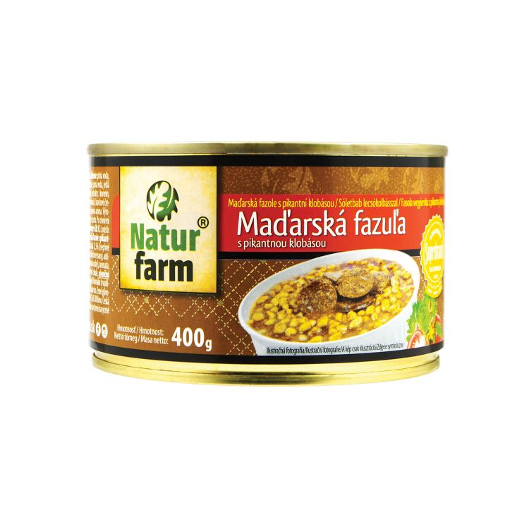 Natur Farm HJ Madarska fazula s klobasou 400 g