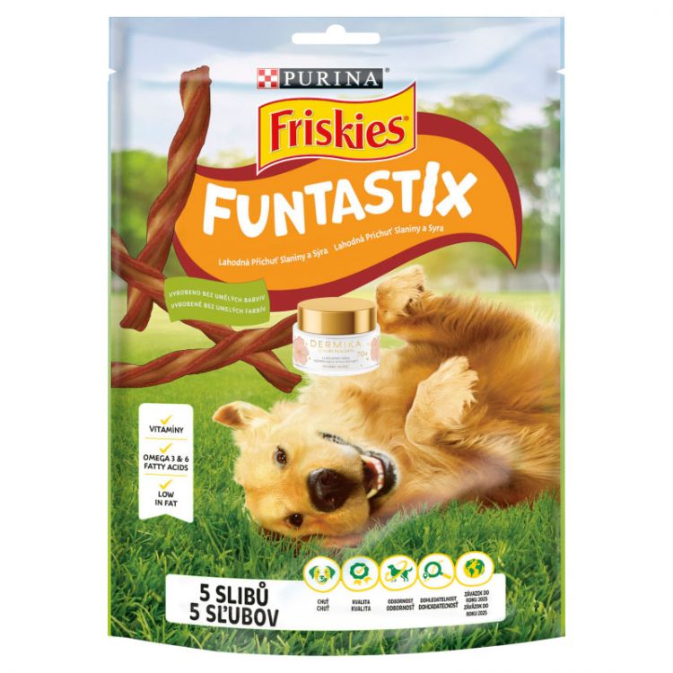 Friskies Funtastix maškrty pre psov 175 g