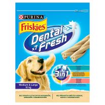 Friskies Dental Fresh maškrty pre psov 3v1 180 g