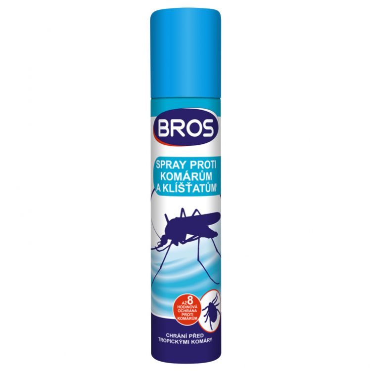BROS repelent proti komárom a kliešťom 90ml