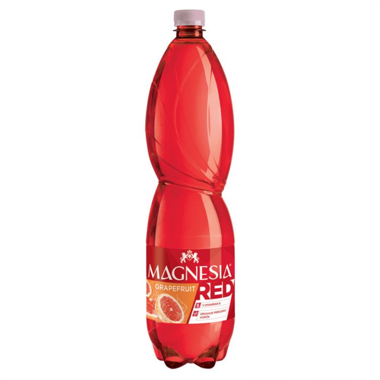 Magnesia Red Minerálna voda s príchuťou grapefruit sýtená 1,5 l - eDELIA.sk