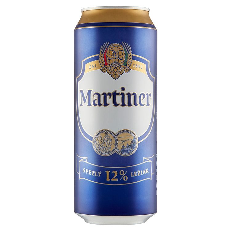 Martiner 12% pivo svetlý ležiak 500 ml
