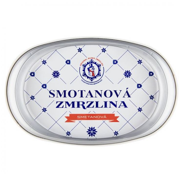 Smotanová zmrzlina vanička 1000ml