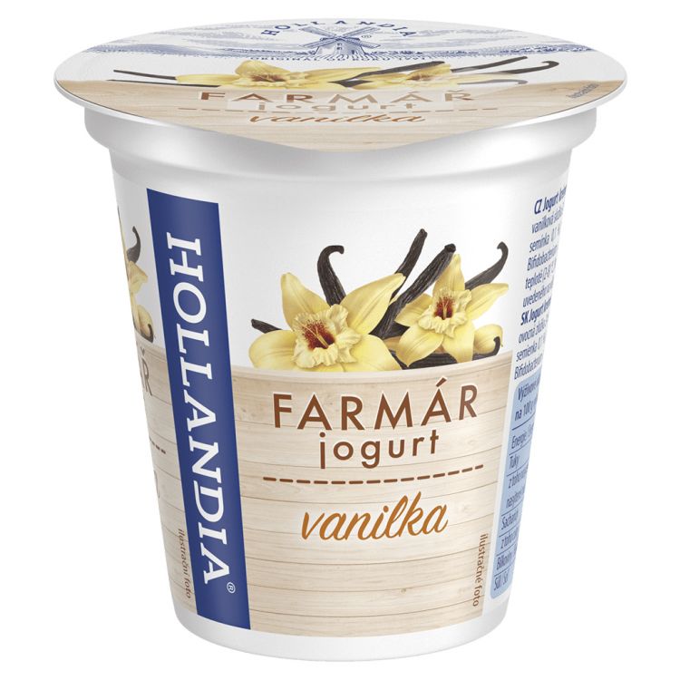 Hollandia Krémový jogurt Farmár Vanilka 125 g