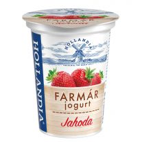 Hollandia Krémový jogurt Farmár jahoda 125 g
