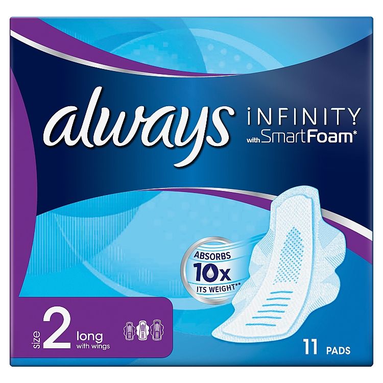 Always Infinity Long (Size 2) Krídelká 11 Vložky