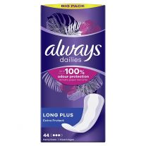 Always Dailies Long Plus Extra Ochrana Intímky 44 ks