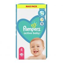 Pampers Active Baby Plienky Veľ. 4 ks58, 9kg-14kg