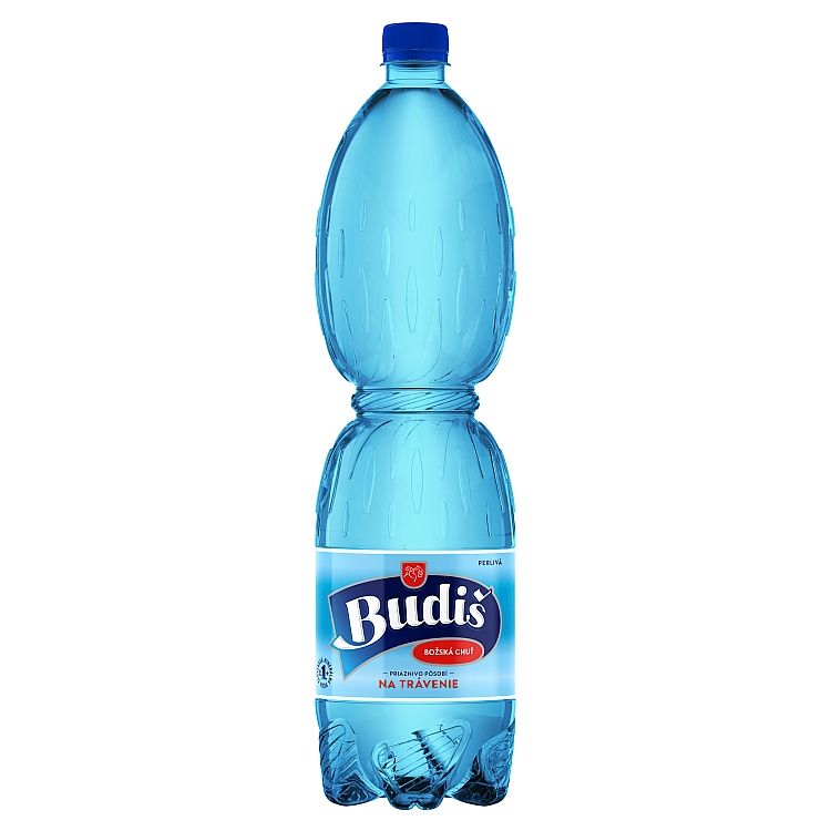 Budiš Prírodná minerálna voda perlivá 1,5 l