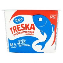 Ryba Košice Treska treskoslovenská v majonéze 140 g