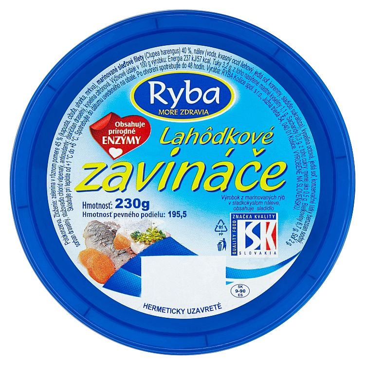 Ryba More Zdravia Lahôdkové zavináče 230 g