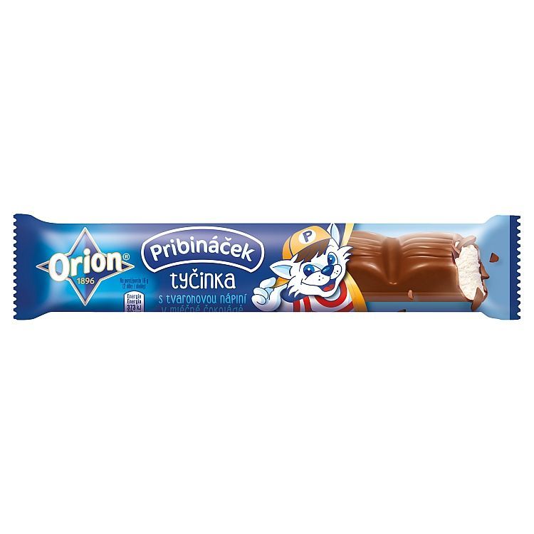 ORION PRIBINÁČEK čokoládová tyčinka s tvarohovou náplňou 32 g