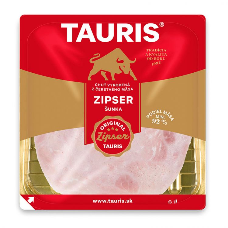 Tauris Zipser šunka originál 150 g