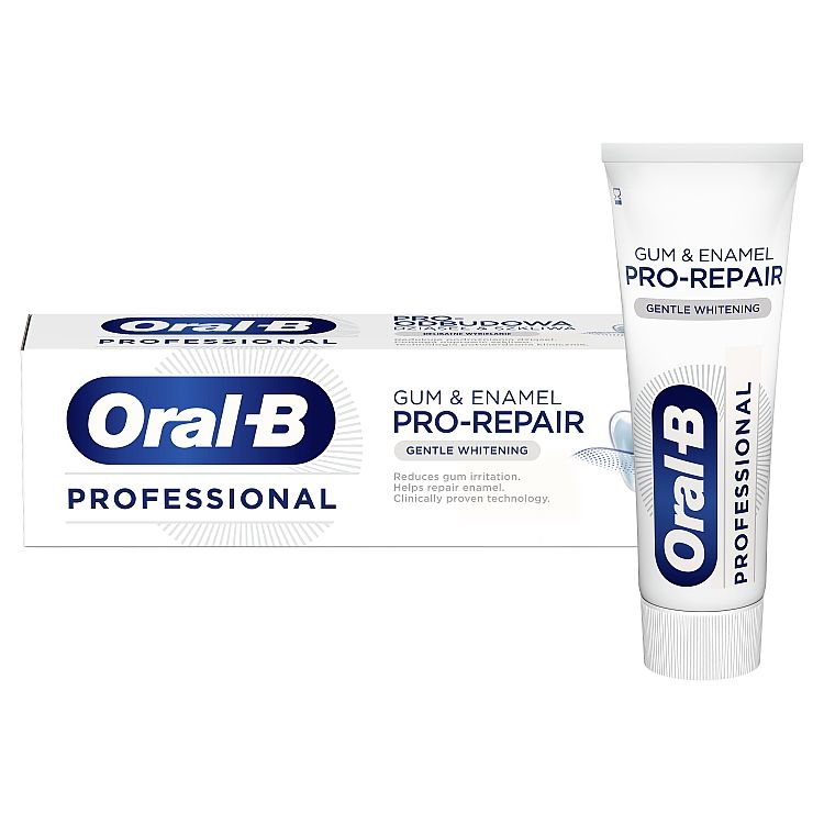 Jemná Bieliaca Zubná Pasta Oral-B Professional Gum & Enamel Pro-Repair 75 ml