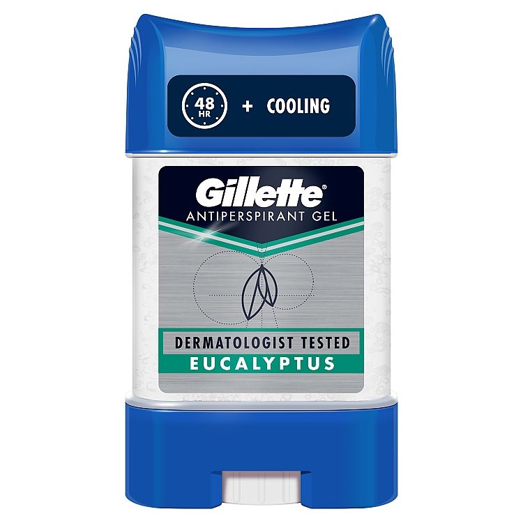 Gillette Antiperspirant A Dezodorant Hydra gél Eucalyptus Pre mužov