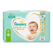 Pampers Premium Care Veľkosť 6, Plienky 38 ks, 13kg+