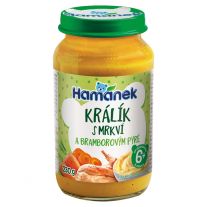 Hamánek Králik so zemiakmi v mrkvovej omáčke 230 g