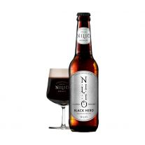 NILIO Black hero, Nealkoholické pivo 330 ml SKLO
