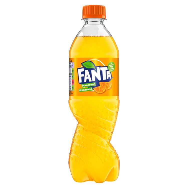 Fanta, pomarančová limonáda, 500 ml - eDELIA.sk