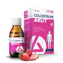 DELTA COLOSTRUM Akut jahoda tekuté 125 ml