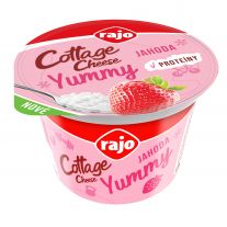 Rajo Cottage Cheese Yummy Jahoda 180 g