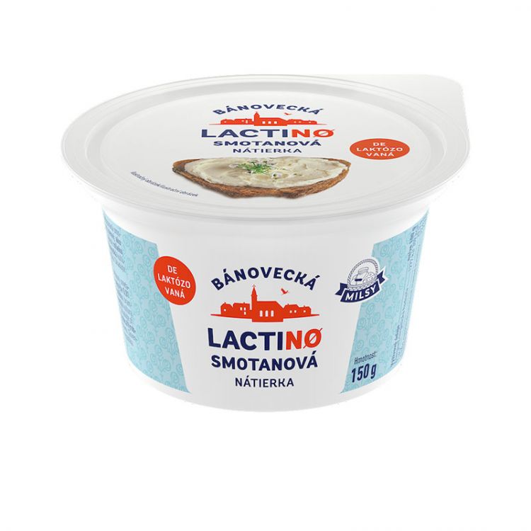 MILSY Bánovecká LactiNO Smotanová nátierka 150 g