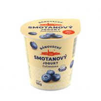 MILSY Bánovecký Smotanový jogurt Čučoriedka 145 g